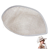 Linen Mini Hat Fascinator Base AJEW-WH0561-32D-1