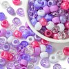 8 Styles Plastic Pearlized Beads KY-FS0001-21A-2