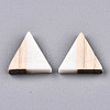 Translucent Opaque Resin & Wood Cabochons CRES-N028-001A-3