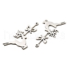Non-Tarnish 201 Stainless Steel Pendants STAS-M318-21P-2