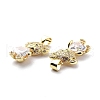 Brass Cubic Zirconia Pendants KK-G446-27G-03-3