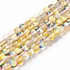 Synthetic Moonstone Beads Strands G-E573-02A-19-2