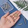 SUPERFINDINGS 12Pcs 2 Styles Alloy Cord Ends FIND-FH0008-98-3
