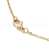 Natural Paua Shell Pendant Necklaces NJEW-JN05141-07-5