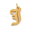 Ion Plating(IP) 304 Stainless Steel Charms STAS-I010-01G-J-1