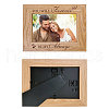 Natural Wood Photo Frames DIY-WH0247-015-4