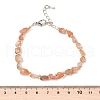 Natural Sunstone Beads Bracelets for Women BJEW-H623-02S-06-5