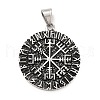 304 Stainless Steel Pendants X-STAS-K243-02AS-1