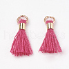 Polycotton(Polyester Cotton) Tassel Pendant Decorations FIND-S275-22G-1