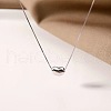 Bean 925 Sterling Silver Pendant Necklaces for Women FS-WGEDBD6-01-4
