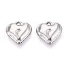 304 Stainless Steel Charms STAS-T065-24B-P-1