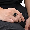 Stainless Steel Color Finger Rings for Men FS-WG49563-03-1