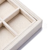 Removable Velvet Jewelry Organizer Display Trays for Earrings Necklaces Rings CON-R030-04D-2
