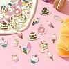 40Pcs 10 Styles Alloy Enamel Pendants ENAM-YW0004-16-5