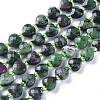 Natural Rudy in Zoisite Beads Strands G-E560-T01-1