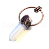 Opalite Faceted Pointed Bullet Big Pendants G-Q350-05A-2