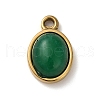 Natural Green Onyx Agate(Dyed & Heated) Pendants STAS-R009-04G-04-1
