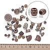 Mixed Antique Style Acrylic Beads MACR-YW0001-37-3