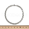 201 Stainless Steel Cuba Style Chian Bracelet for Men BJEW-B138-06P-02-5