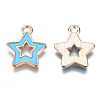 Alloy Enamel Pendants ENAM-S121-027C-3