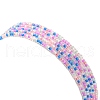5Pcs Glass Seed Beaded Stretch Bracelets Set BJEW-JB09473-7