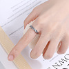Musical Note 925 Sterling Silver Adjustable Rings FS-WG761CA-01-3