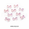 Electroplated Bowknot Resin Cabochons MRMJ-R128-16I-2