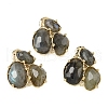 Natural Labradorite Links connectors G-E526-28F-1
