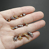 Stainless Steel Micro Pave Clear Cubic Zirconia Threadless Labrets WG26305-12-2