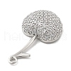 Brass Micro Pave Cubic Zirconia Pendants KK-L228-08P-01-2