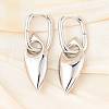 Horse Eye Brass Hoop Earrings for Women EJEW-U057-06D-02P-1