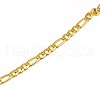 304 Stainless Steel Figaro Chain Necklace Making STAS-A028-N021-3