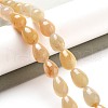 Natural Topez Jade Beads Strands G-B106-A27-02-2