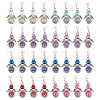 Glass Pendant Decorations HJEW-GO00028-1