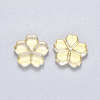 Transparent Spray Painted Glass Beads GLAA-S190-006A-01-2