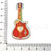 Instrument Theme Translucent Resin Big Pendants RESI-M037-03D-3