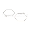 Brass Hoop Earring Findings KK-R112-039A-2