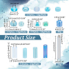   197G 15 Style Glass Round Seed & Bugle Beads SEED-PH0001-84-2