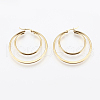 201 Stainless Steel Hoop Earrings EJEW-I213-B-02G-2