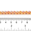 Transparent Electroplate Glass Beads Strands GLAA-T032-T6mm-C01-4