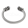 304 Stainless Steel Cuff Bangles for Women STAS-M023-16P-3