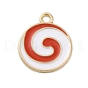 Christmas Alloy Enamel Pendants ENAM-S027-01F-G-1