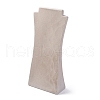 Human Body Shaped Velvet Jewelry Necklace Display Stands NDIS-H042-02B-1