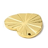 Ion Plating(IP) 304 Stainless Steel Pendants STAS-B034-03G-2