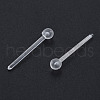Plastic Tiny Ball Stud Earrings EJEW-N022-01A-3