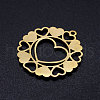 201 Stainless Steel Pendants STAS-Q201-JN343-2-2