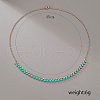 Chic Brass Enamel Link Chain Necklaces for Women BL9901-5