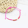 New Colorful Beaded Bracelet Sweet and Cute Girl Style Adjustable Imitation Pearl Bracelet Versatile Bracelet AR4716-8-1