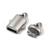 304 Stainless Steel Bayonet Clasps STAS-V008-28P-2