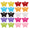  20Pcs 10 Colors Baking Painted Alloy Pendants FIND-TA0002-82-11